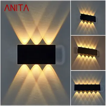 Настенное бра ANITA, креативная современная уличная водонепроницаемая светодиодная лампа для домашнего коридора