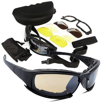 Спорт на открытом воздухе Охота Велоспорт Солнцезащитные очки Тактические очки для стрельбы