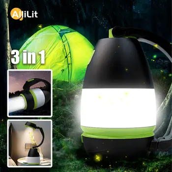 1 ~ 2 упаковки 3в1 Складной аварийный фонарик, Походный фонарь, Наружный прожектор, домашняя настольная лампа, USB Перезаряжаемый светодиодный фонарик