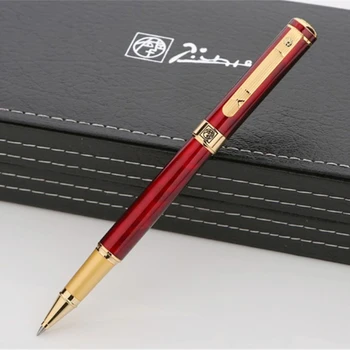 высококачественная винно-красная / черная шариковая ручка Picasso 902, офисные канцелярские принадлежности, роскошные шариковые ручки для письма Без коробки