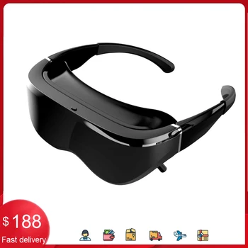 Портативные Видео Очки E812 3D-Бинокулярный Дисплей На Голове с HD-3D Входом для Игровой Консоли PS4 PS5 UAV Reality Video Glasse
