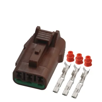 3-контактный разъем для автомобильной катушки зажигания, высоковольтный штекерный разъем с клеммами для BYD