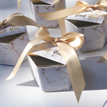 Подарочная коробка в мраморном стиле, свадебные сувениры, коробки конфет, принадлежности для вечеринок, бумага для душа ребенка, упаковка шоколадных коробок