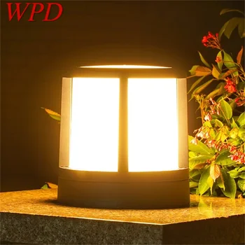 WPD Уличный современный светильник на столбе, светодиодный Водонепроницаемый настенный светильник на столбе IP65, светильники для домашнего сада