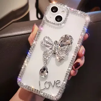 Чехол для телефона с бриллиантовым бантом Love Bow для Oppo A54 Cover