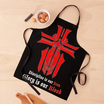 Azur Lane - Логотип Iron Blood со слоганом Черный Фартук Домашние вещи для дома и кухонный Фартук для кухни