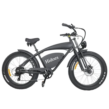 Электрический велосипед Hidoes-B3, E Bike с толстыми внедорожными шинами, максимальная скорость 60 км /ч, 1200 Вт, 48 В, 17,5 Ач, 26x4,0, склад в ЕС и США