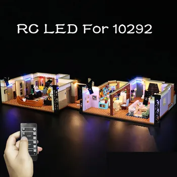 Комплект светодиодной подсветки для 10292 строительных блоков The Friends Apartments (только светодиод, без модели)