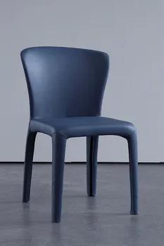 Обеденный стул Итальянский минималистичный стул, домашний дизайнер, индивидуальное нестандартное кресло для переговоров, кресло со спинкой