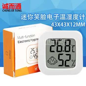 Мини-электронный измеритель температуры и влажности для домашнего офиса, ЖК-прибор для измерения температуры и влажности