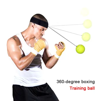 10-жильный эластичный тренировочный мяч для бокса с реакцией на боксерский мяч, тренировочный мяч для боксерского мяча, декомпрессионный тренировочный мяч для борьбы с реакцией на удар