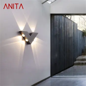 Настенное бра ANITA V-образный наружный креативный светильник Водонепроницаемый внутренний дворик Современный светодиодный светильник для дома