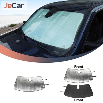 JeCar Parasol, Блок козырьков на лобовом стекле, Солнцезащитный козырек, крышка переднего ветрового стекла автомобиля для Dodge RAM 2018 Up Аксессуары