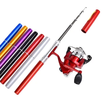 1 / комплект Уличной портативной мини-ручки, удочки, Телескопической карманной ручки, удочки, Мини-удочки, рыболовных принадлежностей, хорошей рыбалки