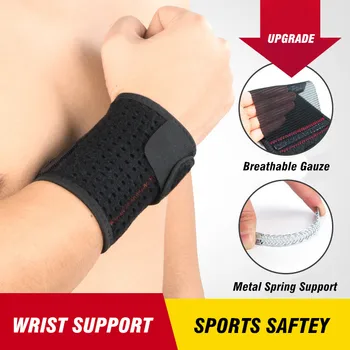 Дышащий бандаж для поддержки запястья, спортивный бандаж для запястного канала, защита от шин при артрите, растяжении связок, браслет на запястье L679