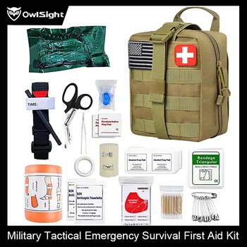 OwlSight Аварийная Аптечка Первой Помощи Для Выживания Военно-Тактический Медицинский Жгут для Администратора Походное Снаряжение Molle IFAK EMT для Травматологов