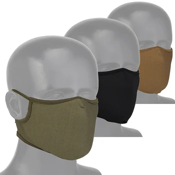 Тактическая стрелковая маска-балаклава на половину лица для CS Army, военная охота, езда на открытом воздухе, пешие прогулки, Дышащая удобная бандана