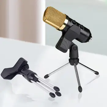 Подставка для микрофона, универсальный штатив для микрофона, Складной Регулируемый зажим для настольного микрофона, штатив-держатель микрофона для трансляции