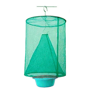 Многоразовый подвесной мухоловок Садовая ловушка для мух Складная Клетка для ловли насекомых Подвесная Мухоловка для дома на открытом воздухе