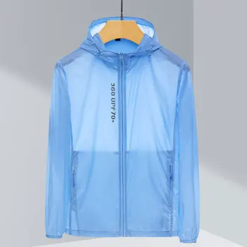 Походная куртка Мягкая легкая солнцезащитная одежда Ice Silk УФ-защита для мужской и женской кожи Лето 2022 Кемпинг и пешие прогулки