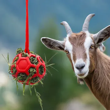 новая игрушка-мяч для кормления коз, Поло-кормушка для сена, подвесная игрушка-мяч для кормления лошадей