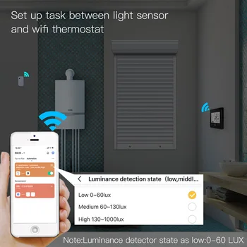 Настройка приложения Wi-Fi Illumination в режиме реального времени Датчик яркости ZigBee Smart Light Sensor Дистанционное управление дверью, окном, сигнализацией