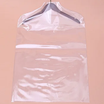 Упаковка из 5шт прозрачных чехлов из ПВХ для одежды Пальто Куртка Рубашка Костюм пылевлагозащищенный защитный чехол KU001