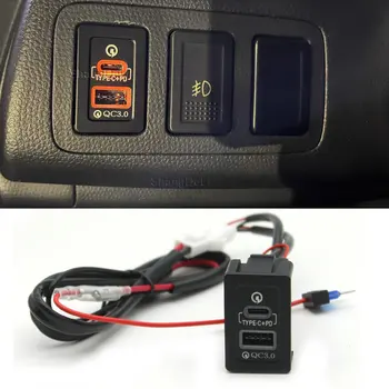 Автомобильное Быстрое Зарядное Устройство TYPE-C PD USB Интерфейсная Розетка Для Зарядки Адаптер Питания Suzuki SX4 Swift Vitara New Alto Ciaz Splash