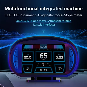 Для автомобиля Subaru Forester XV Impreza WRX Legacy Outback BRZ OBD2 GPS USB HUD Головной дисплей Проектор ветрового стекла