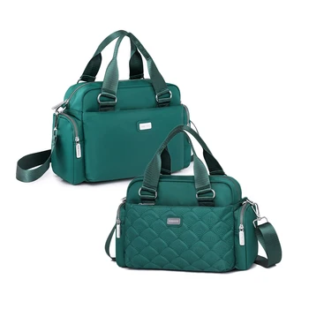 Женская сумка с верхней ручкой, женская сумка через плечо, сшитые нейлоновые дорожные сумки, женская сумка-мессенджер двух стилей
