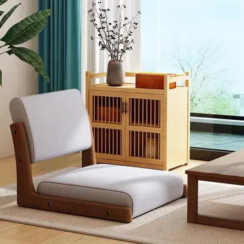 Кресло-кровать Sitami Со спинкой в японском стиле, плавающее окно из массива дерева и мебель для комнаты без ножек