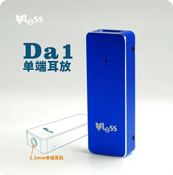 Меньше мини-усилителя для наушников DA1 (Lishen), небольшого декодирующего усилителя для наушников, маленького хвоста мобильного телефона