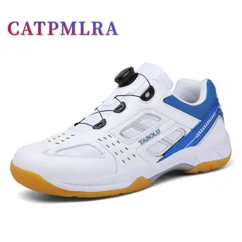 2023 Новые мужские кроссовки для бадминтона с быстрой шнуровкой, кроссовки для бадминтона, женские дышащие тренировочные кроссовки, износостойкая теннисная обувь