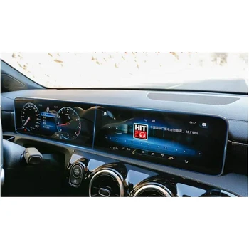 Информационно-развлекательная система автомобиля, GPS-навигационный дисплей и защита приборов для Mercedes Benz GLB, наклейка с защитой экрана из закаленного стекла.