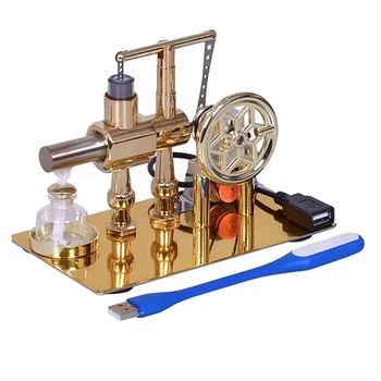 1 шт. Экспериментальная модель двигателя Стирлинга с горячим воздухом, обучающая игрушка с мини-двигателем Gold