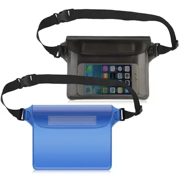 Водонепроницаемая сумка-футляр, водонепроницаемая поясная сумка с регулируемым поясным ремнем, сохранит ваш телефон и ценные вещи в безопасности и сухости