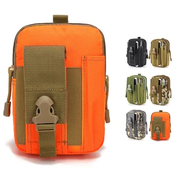 Тактический чехол Molle, поясная сумка EDC, военная поясная сумка, армейский Универсальный чехол, мужской кошелек, карманный чехол для телефона, Страйкбол, охотничья сумка