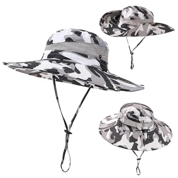 Солнцезащитная шляпа Быстросохнущая UPF50 + Солнцезащитная шляпа Кепка для мужчин и женщин Кемпинг Пеший туризм Рыбалка Садоводство Охота Пляж