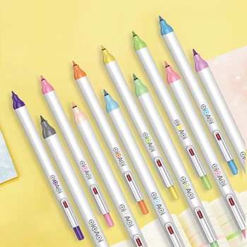 Beifa Manga Markers Press Pen Change Refill Для Рисования Эскизов 6/12 Цветов Художественная Школа Масляная Спиртовая Кисть для Анимационного Рисования манга